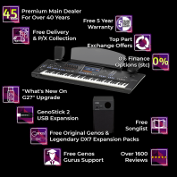 Yamaha Genos2 Digital Workstation & GNS-MS01 Speakers